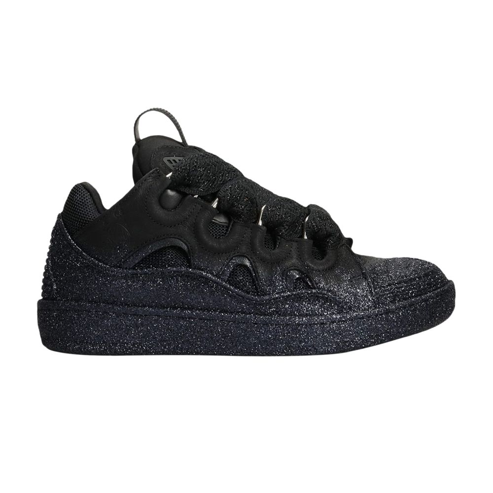 Pre-owned Lanvin Wmns Curb Sneakers 'black Glitter' | Women's Size 36