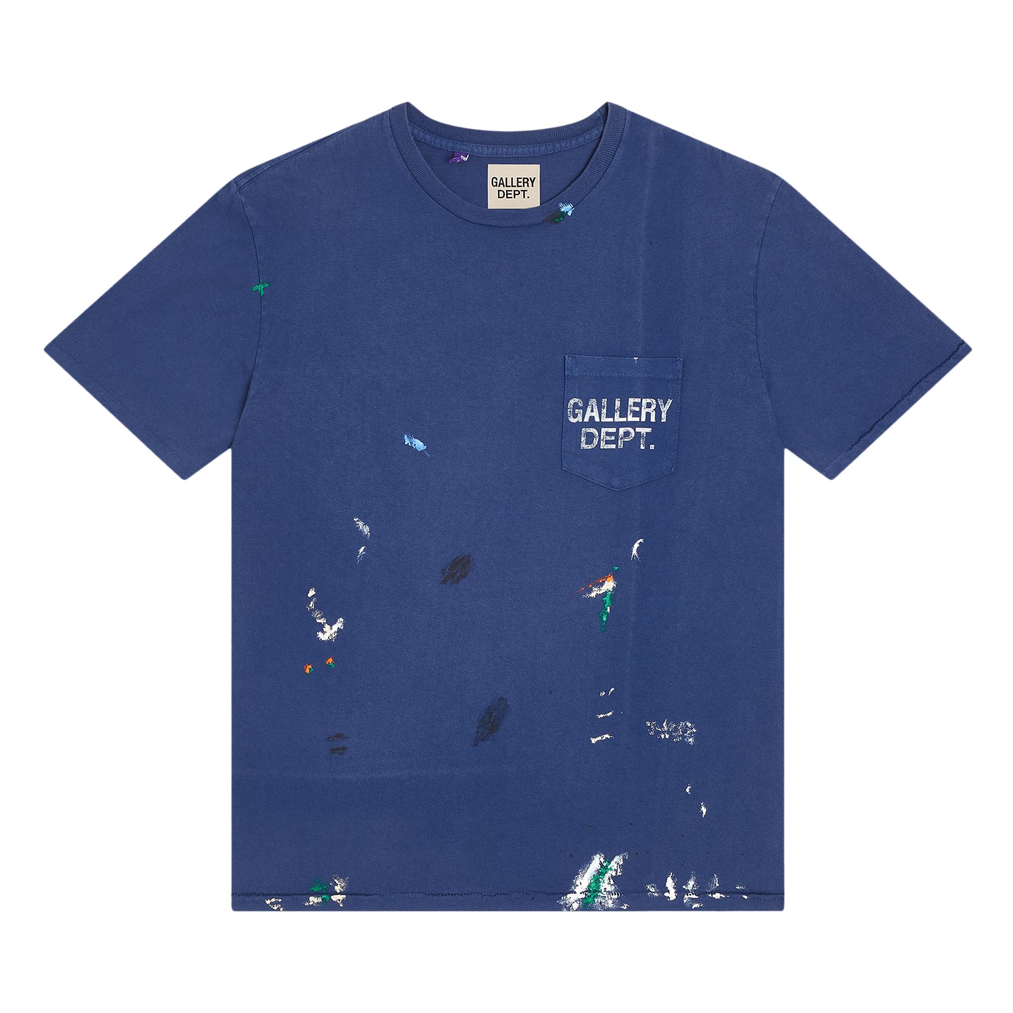 Pre-owned Gallery Dept. Vintage Logo Painted Tee 'navy' | Blue | Men's Size M
