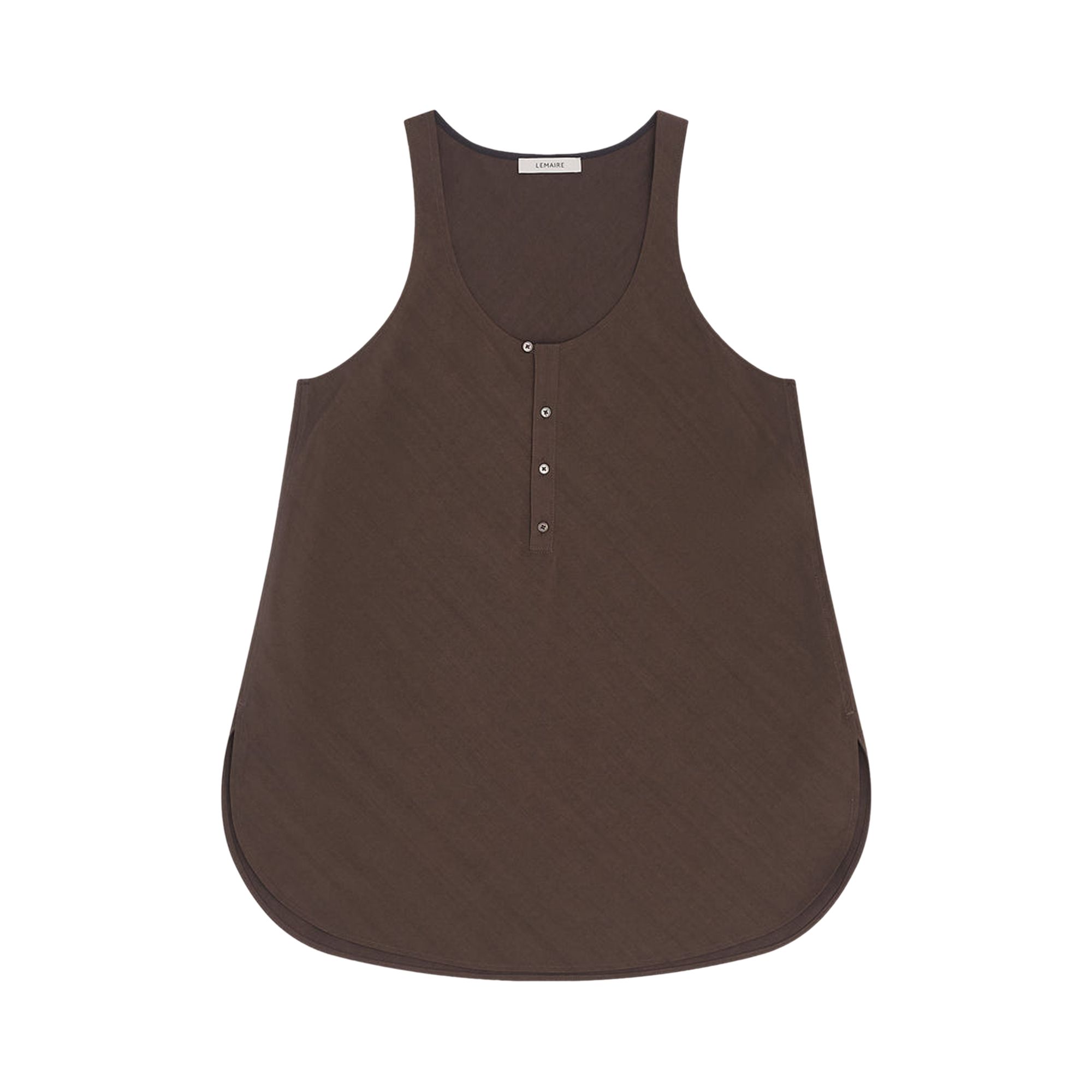 Pre-owned Lemaire Bias Cut Tank Top 'walnut' | Brown | Women's Size 38