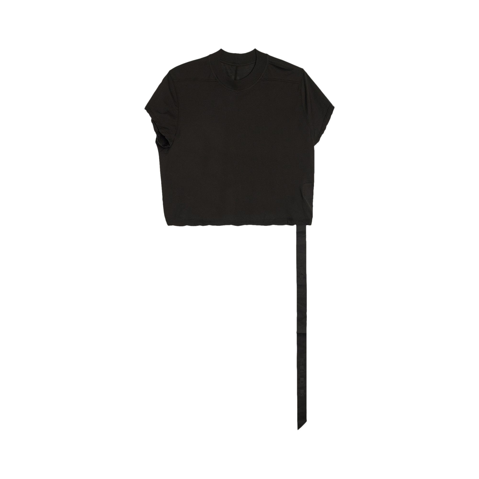 Pre-owned Rick Owens Drkshdw Cropped Small Level T-shirt 'black' | Women's Size M