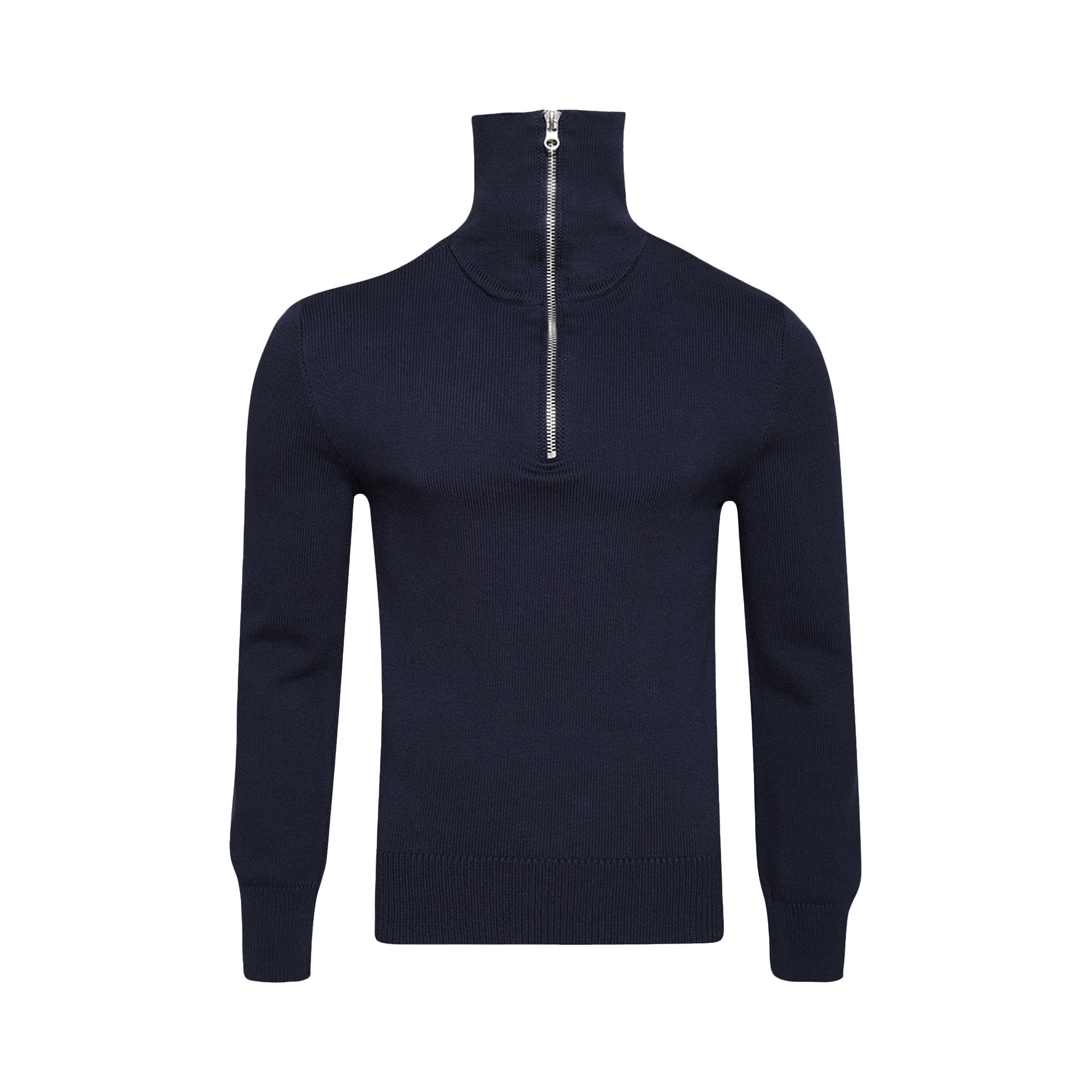 Pre-owned Courrèges Trucker Sweater 'navy' | Blue | Men's Size S