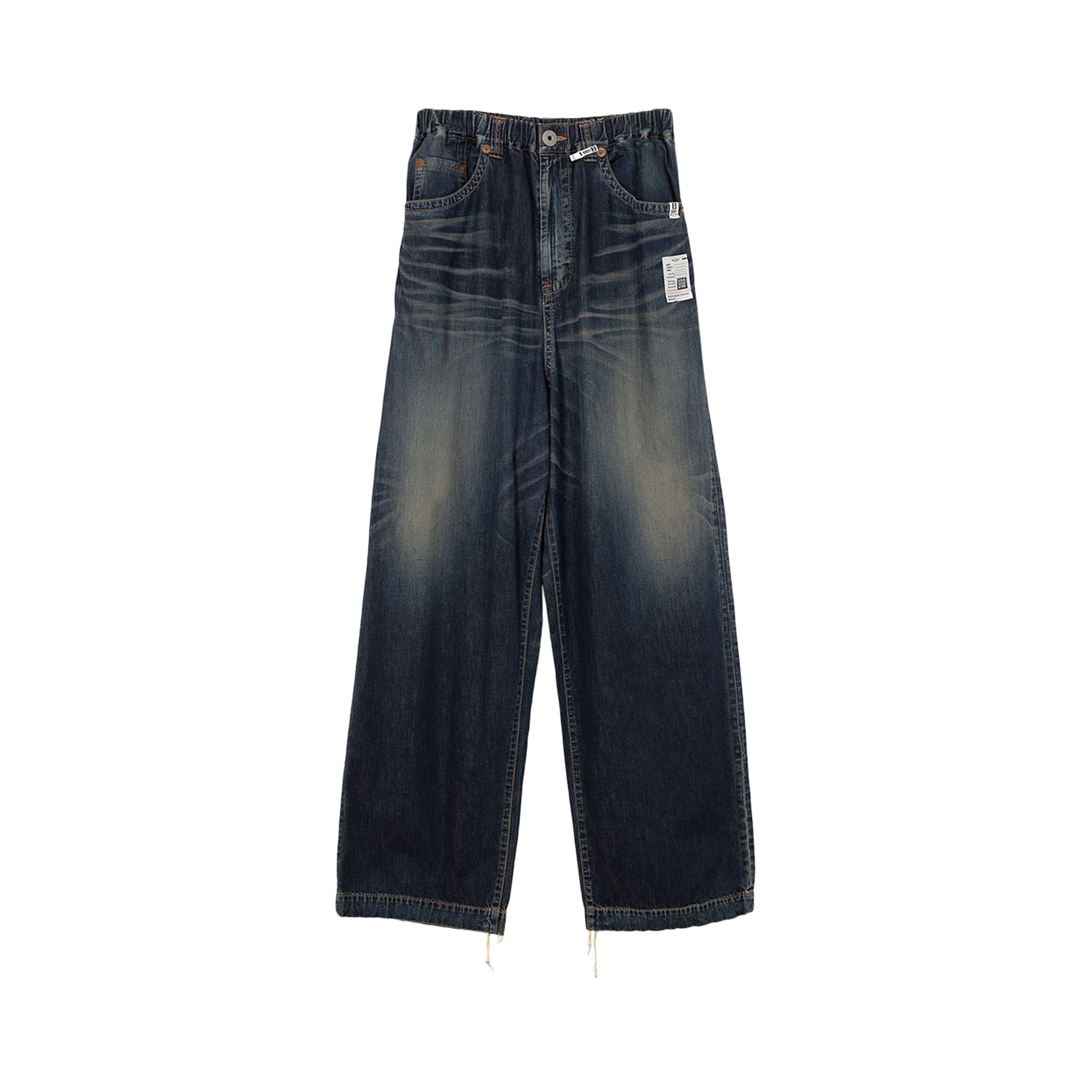 Pre-owned Miharayasuhiro Maison Mihara Yasuhiro Light Wide Jeans 'indigo' | Blue | Men's Size 52