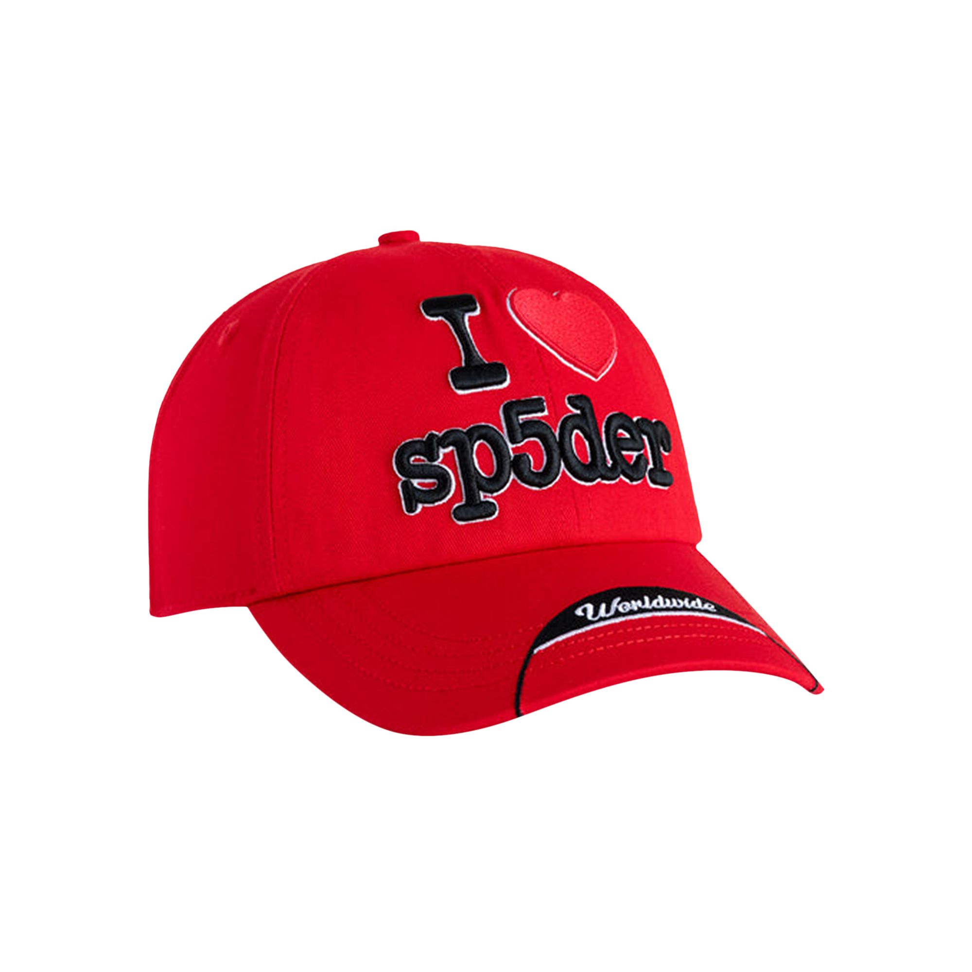 Pre-owned Sp5der Souvenir 6-panel Hat 'red' | Men's Size Onesize