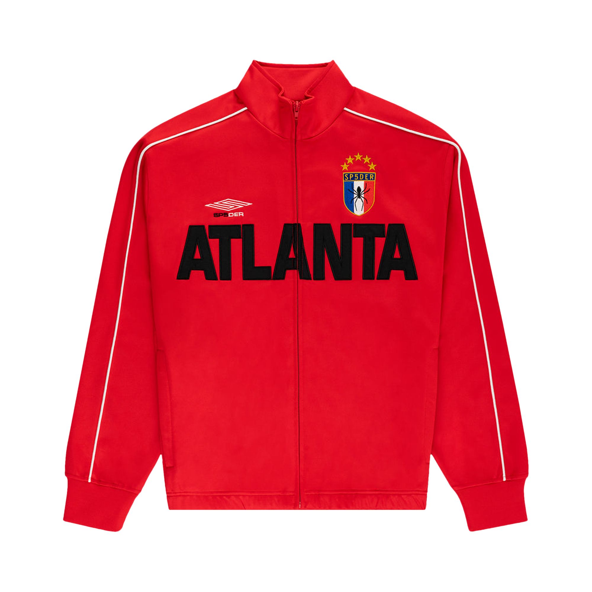 Pre-owned Sp5der Atlanta Track Jacket 'red' | Men's Size L