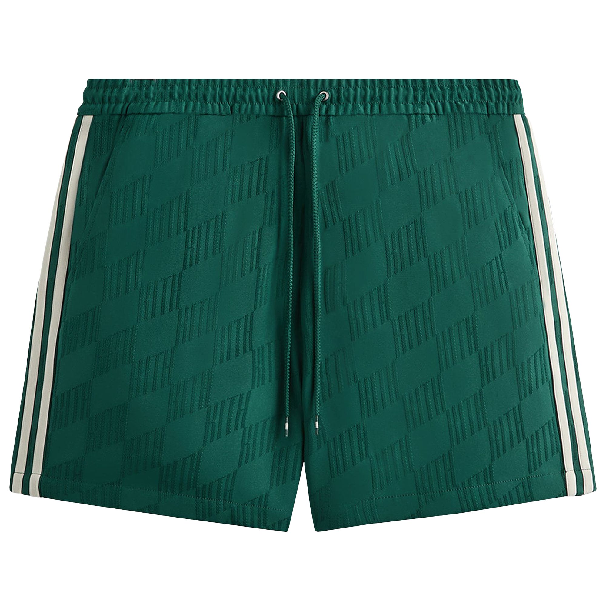 Pre-owned Kith For Adidas Football Jacquard Short 'green' | Men's Size Xs