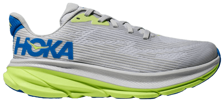 HOKA Clifton 9 Kids Stardust Electric Cobalt