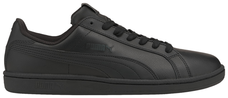 Puma Smash Leather Black Dark Shadow