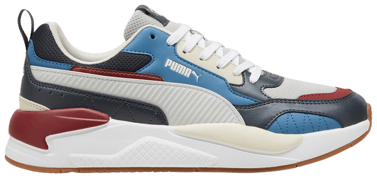 Puma X Ray 2 Square Glacial Grey Blue Intense Red