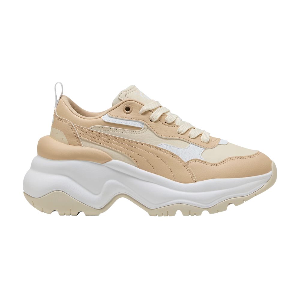 Pre-owned Puma Wmns Cilia Wedge 'alpine Snow Light Sand' | Tan | Women's Size 9 In Brown