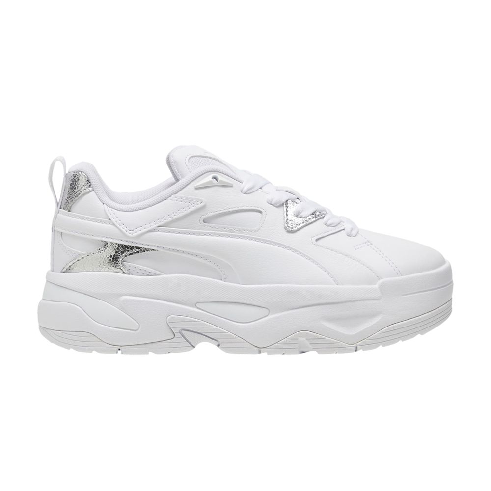 Pre-owned Puma Wmns Blstr 'glam - White Silver' | Women's Size 7.5