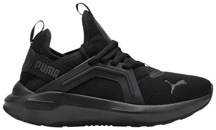 Puma Softride Enzo 5 Big Kid Black Cool Dark Grey