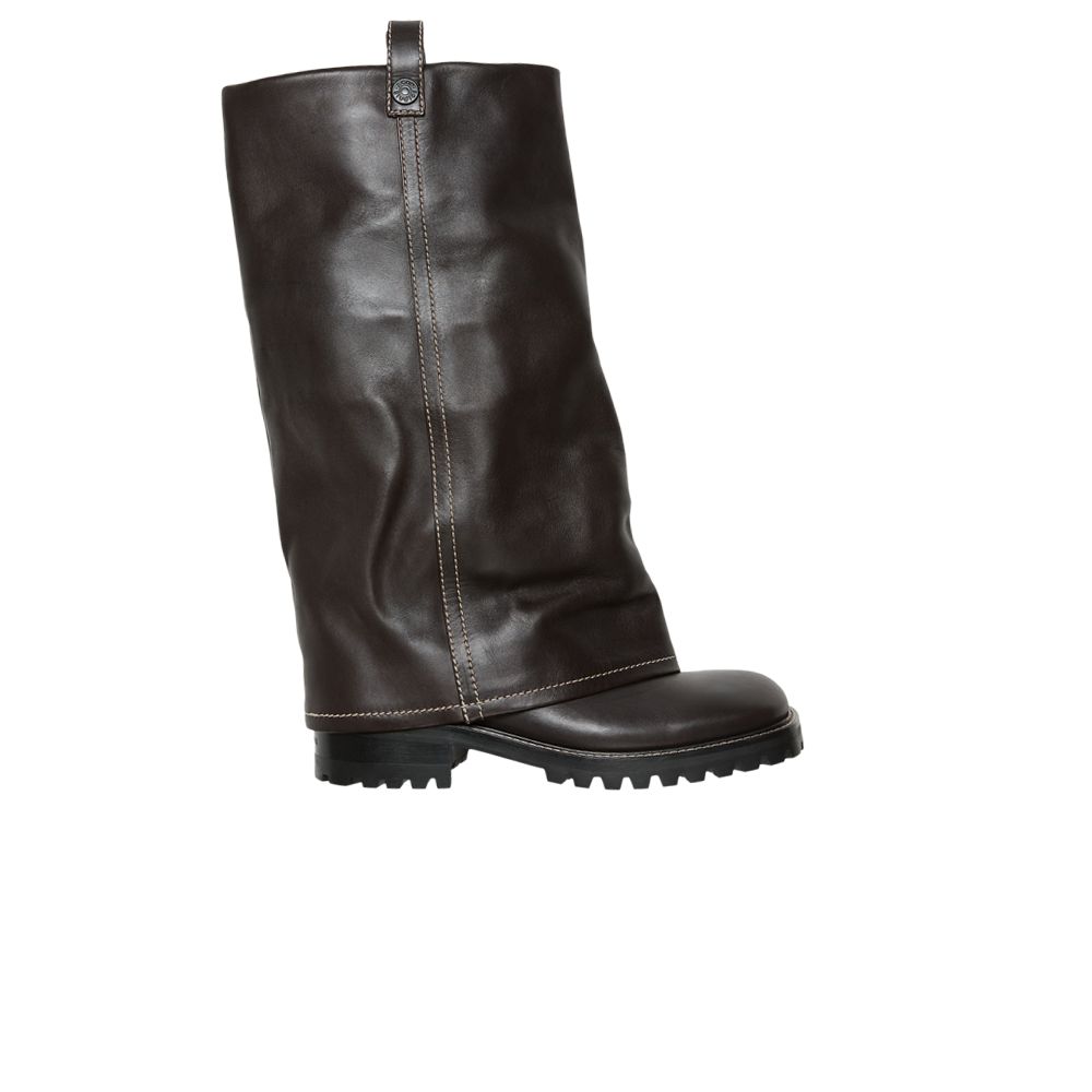 Pre-owned Acne Studios Leather Buckle Boot 'mocha Brown' | Men's Size 42