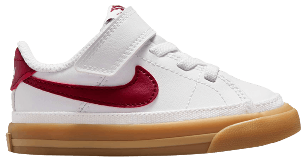 Nike Court Legacy TD White Team Red Gum