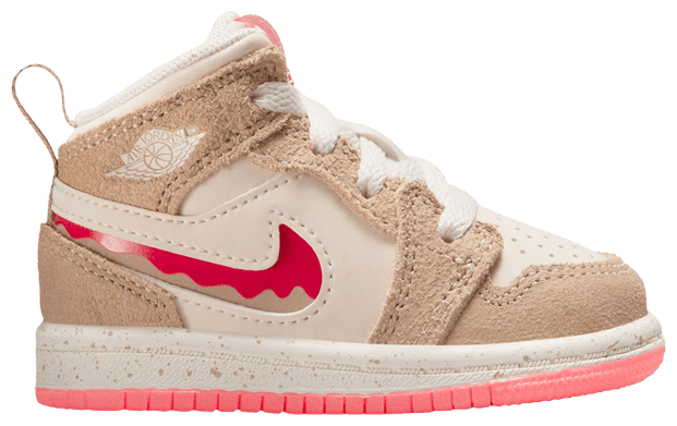 Air Jordan 1 Mid SE TD Peanut Butter  Jelly