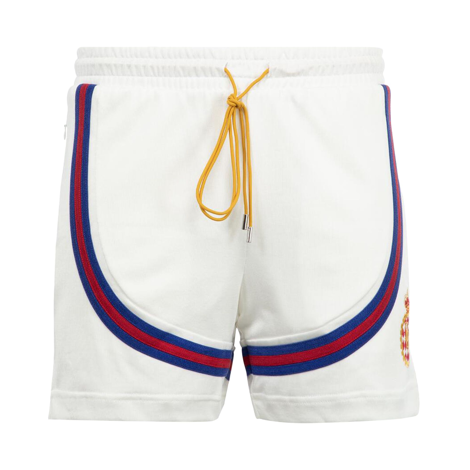 Pre-owned Rhude Crest Veille Track Shorts 'off White/navy/red' | Men's Size M