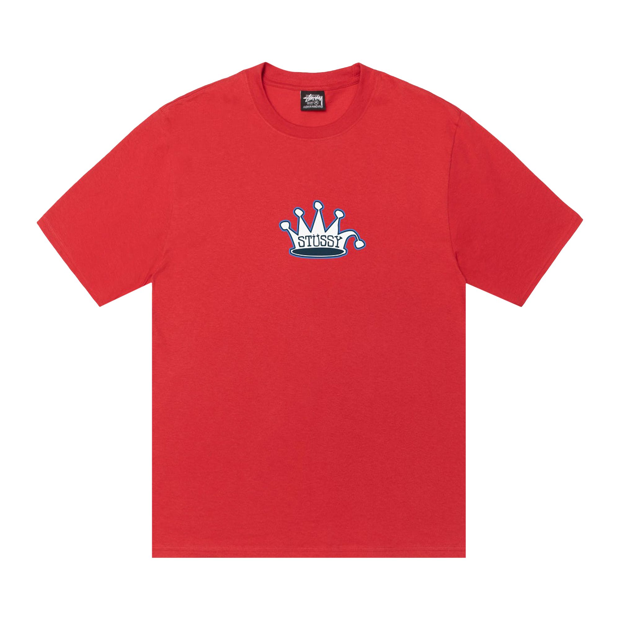 Pre-owned Stussy King Crown Tee 'cayenne' | Red | Men's Size M