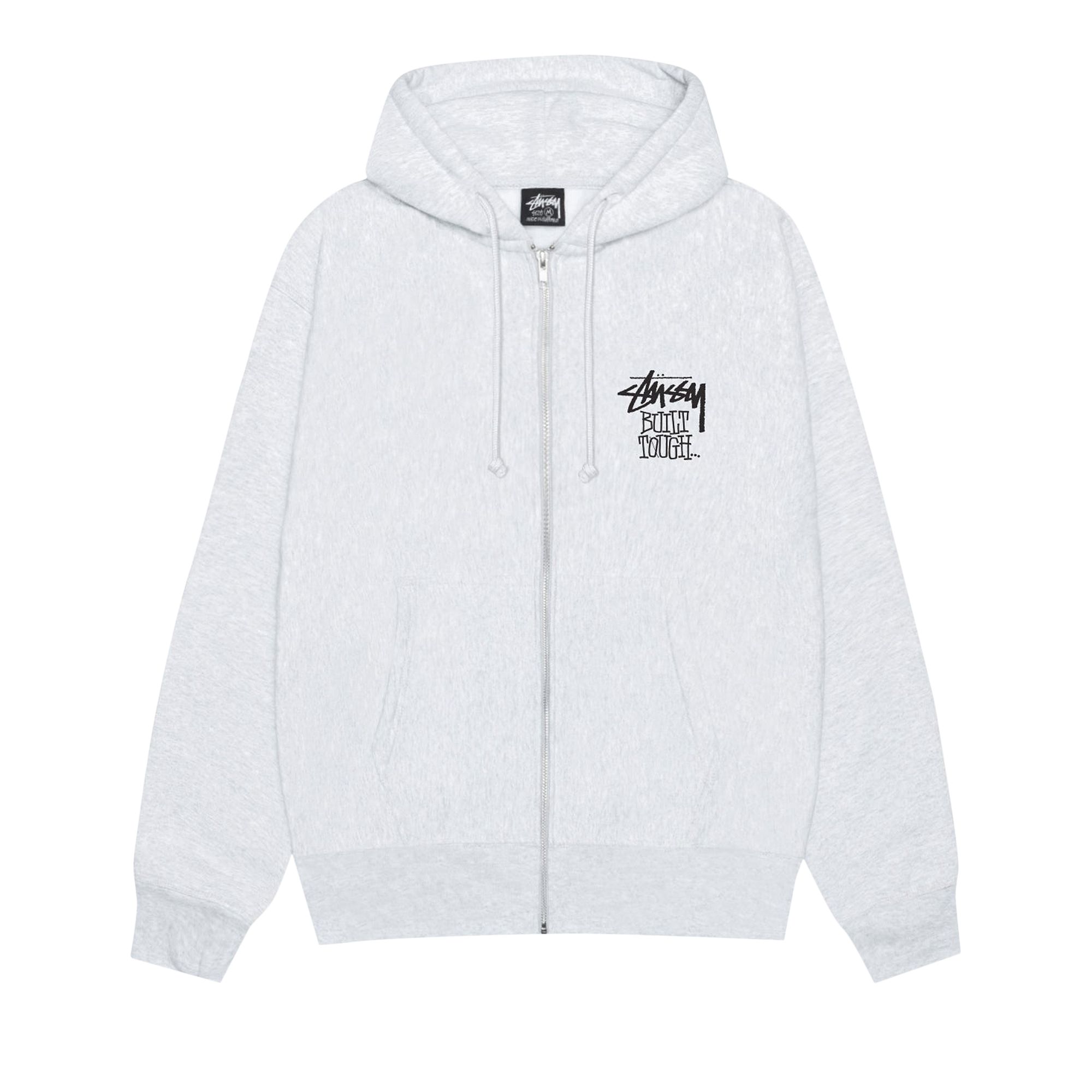 Pre-owned Stussy Welder Zip Hoodie 'ash Heather' | Grey | Men's Size S
