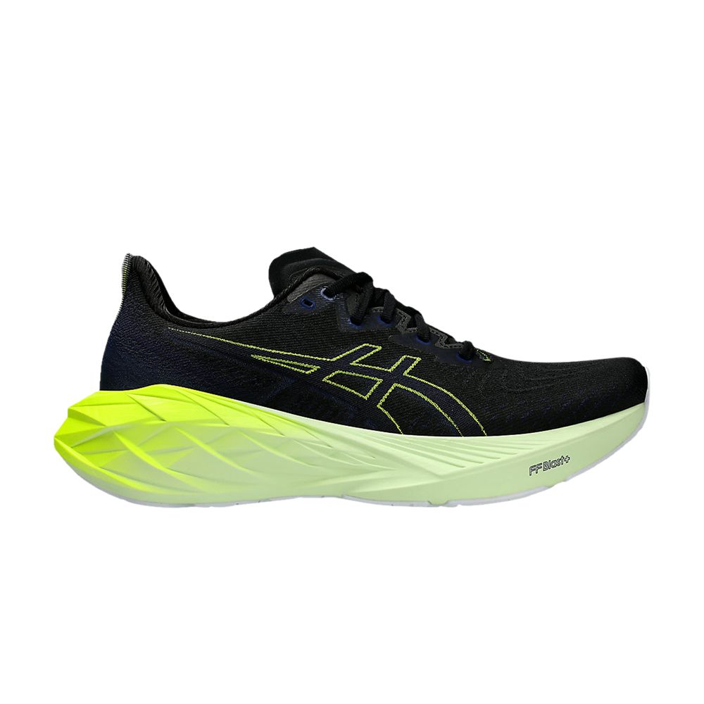 ASICS Novablast 4 Wide 'Black Glow Yellow' | Men's Size 13 - 1011B694-003