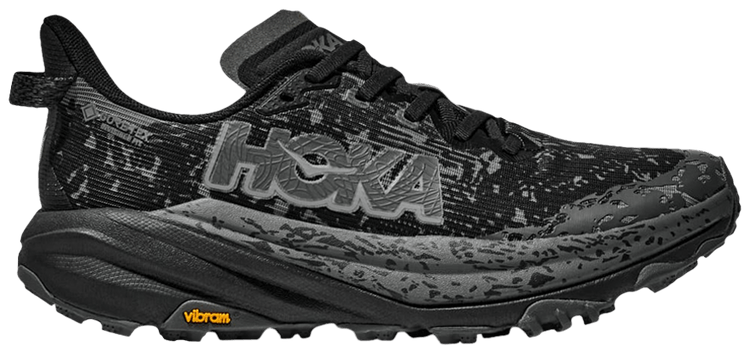 HOKA Wmns Speedgoat 6 GORE TEX Black Outer Orbit
