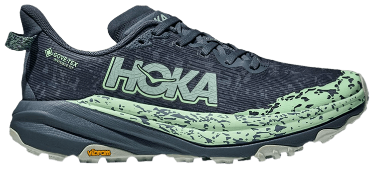 HOKA Wmns Speedgoat 6 GORE TEX Thunder Cloud Mint Fluorite