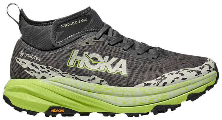 HOKA Speedgoat 6 Mid GORE TEX Outer Orbit Lettuce
