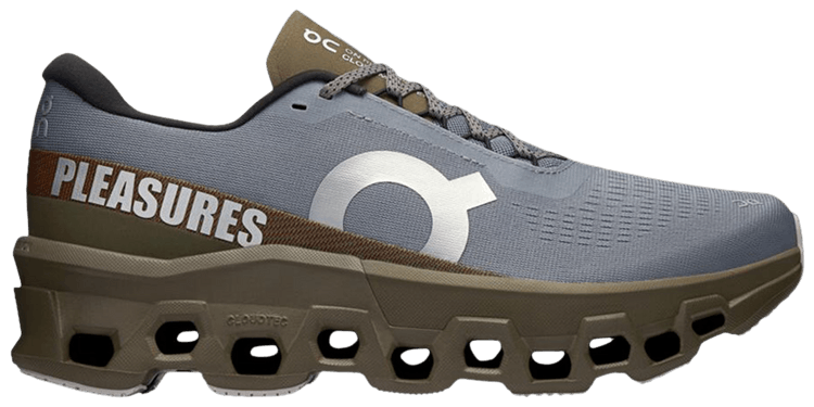 The Loop Running Supply x Pleasures x Cloudmonster 2 Mist Olive