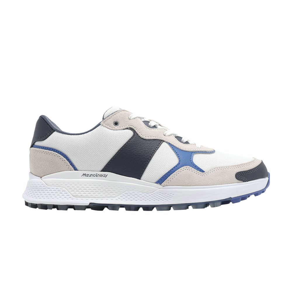 Pre-owned Mizuno Mzu Street 5e Wide 'white Blue' | Men's Size 9