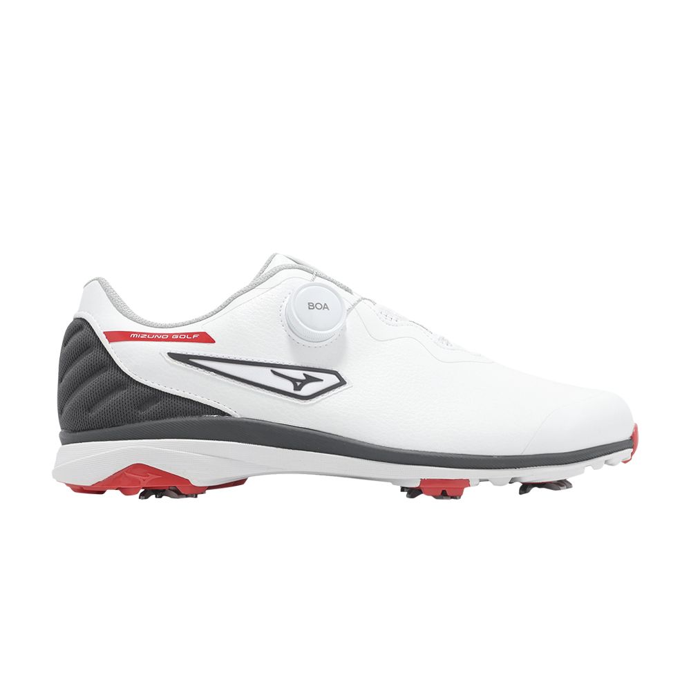 Pre-owned Mizuno Nexlite Ultrawide Boa 5e Extra Wide 'white Black Red' | Men's Size 9