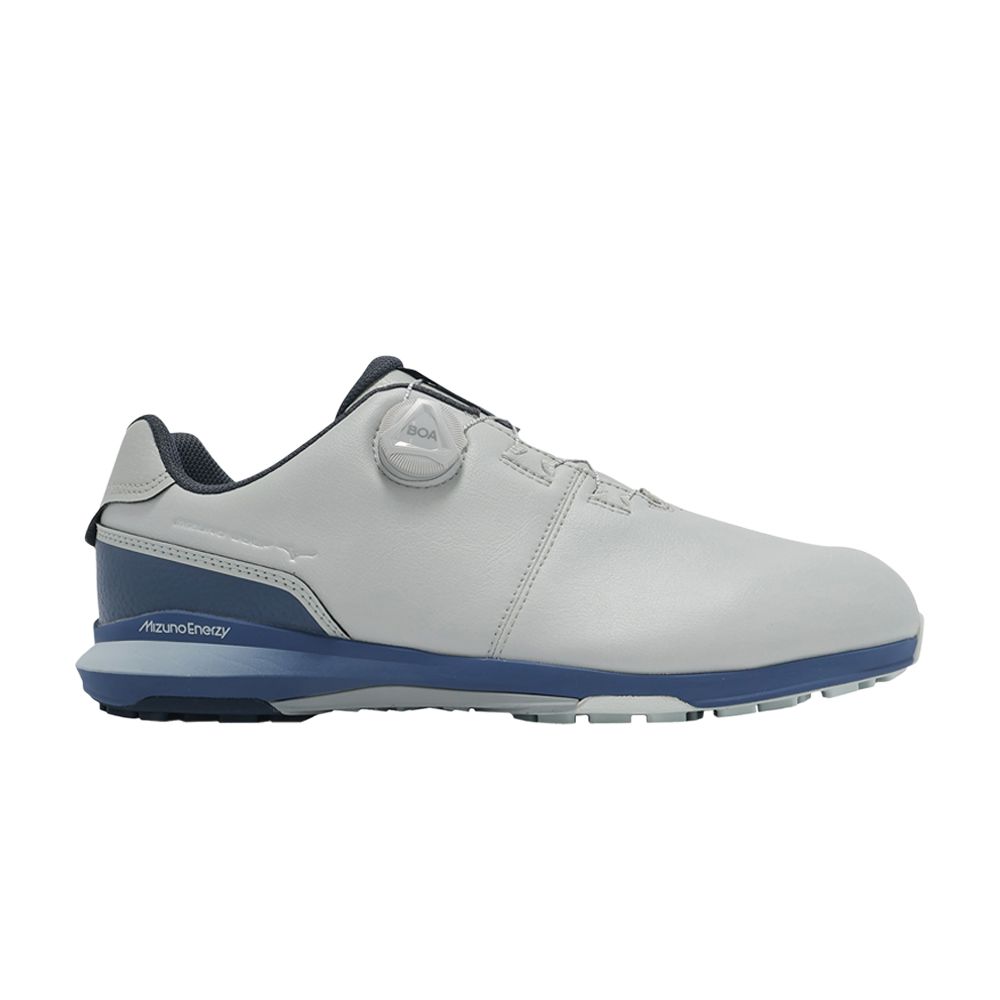 Pre-owned Mizuno Nexlite Enerzy Boa 4e Wide 'grey Light Navy' | Men's Size 7