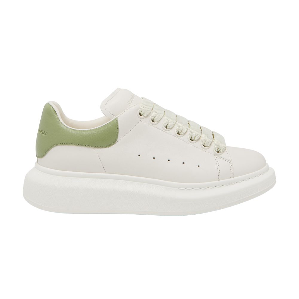 Pre-owned Alexander Mcqueen Wmns Oversized Sneaker 'off White Green' | Cream | Women's Size