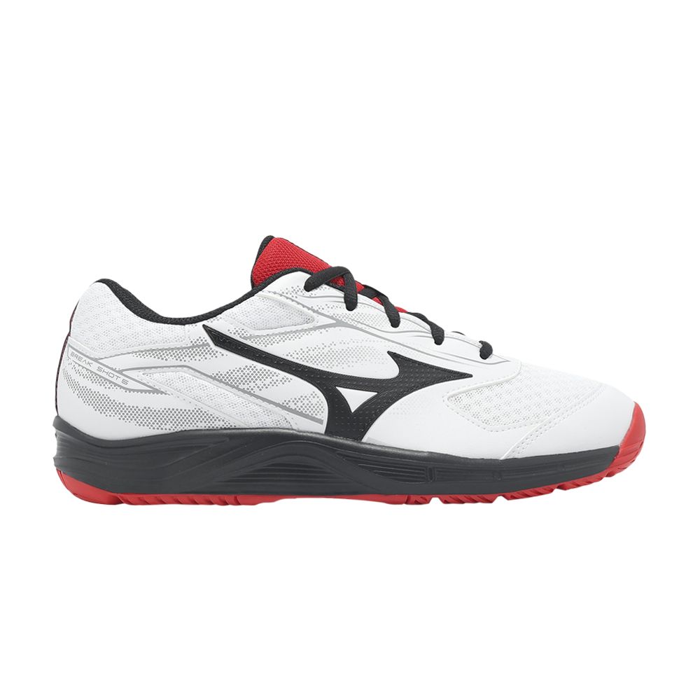 Mizuno Break Shot 5 Wide AC 'White Red Black' | Men's Size 8.5 - 61GA254162