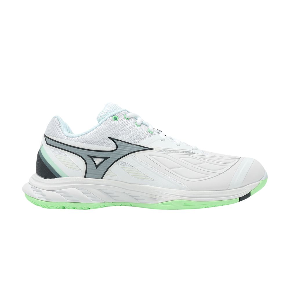 Pre-owned Mizuno Wave Fang 2 Wide 'white Salute Mint' | Men's Size 9
