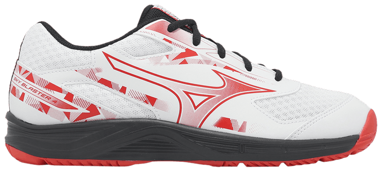 Mizuno Sky Blaster 4 Wide White Poppy Red