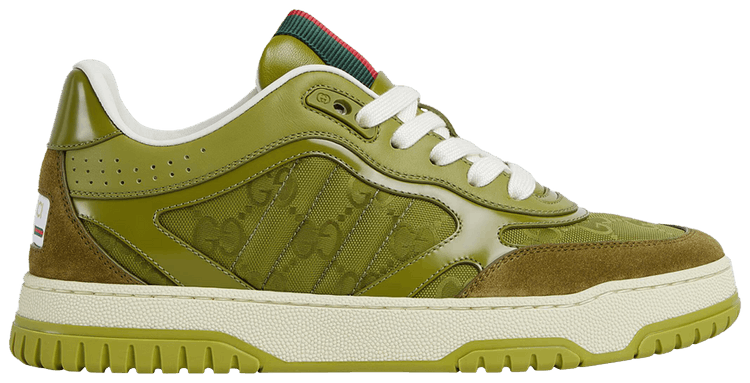 Gucci Wmns Re Web Sneaker GG Canvas   Dark Green