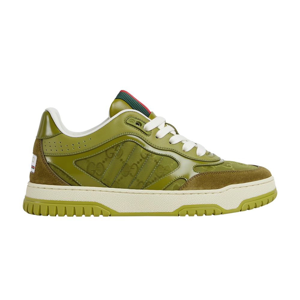 Pre-owned Gucci Wmns Re-web Sneaker 'gg Canvas - Dark Green' | Women's Size 3.5