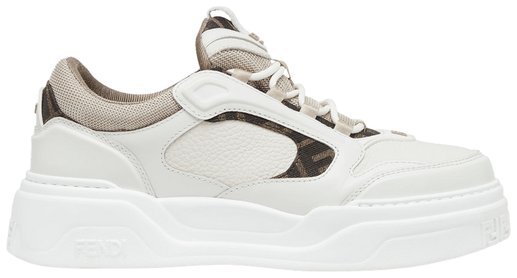 FENDI|SNEAKERS (Fore Sneakers (7E1728 AU20 F1RSR)) Buy Fendi Force 'White Brown' - 7E1728 AU20 F1RSR | GOAT