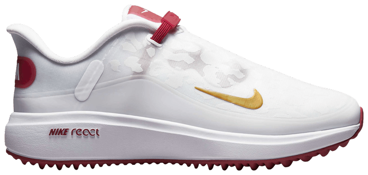 Nike Wmns React Ace Tour White Pomegranate