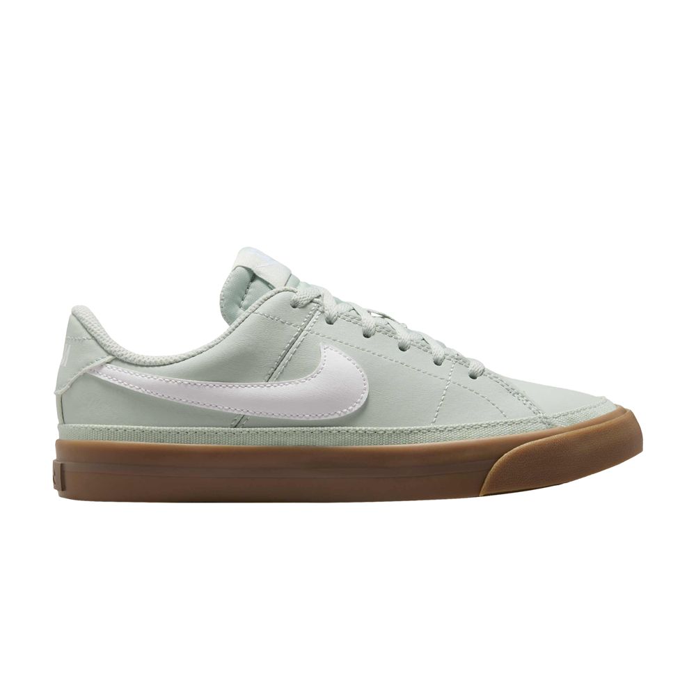 Pre-owned Nike Court Legacy Gs 'light Silver Gum' | Green | Kid's Size 6