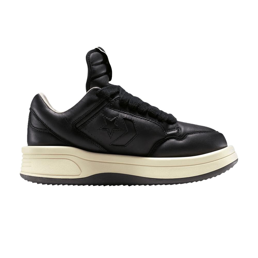 Pre-owned Rick Owens Converse X Drkshdw Turbowpn Low 'black Cloud Cream' | Men's Size 42