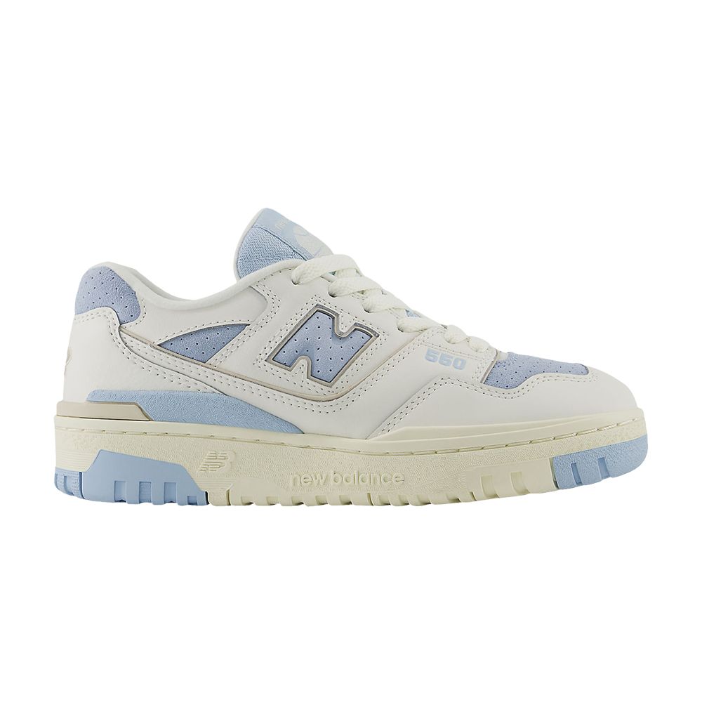 Pre-owned New Balance 550 Big Kid 'sea Salt Light Chrome Blue' | Kid's Size 7