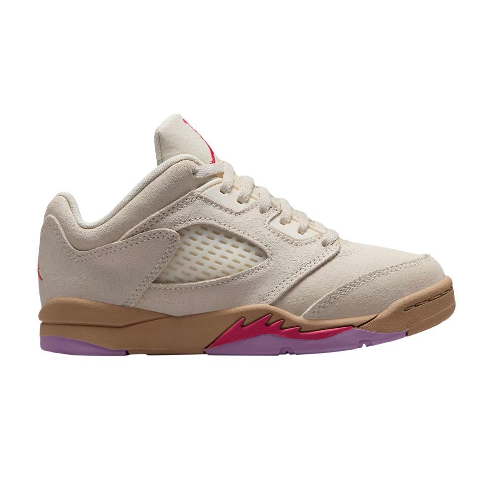 Pre-owned Air Jordan 5 Retro Low Ps 'peanut Butter & Jelly' | Cream | Kid's Size 1