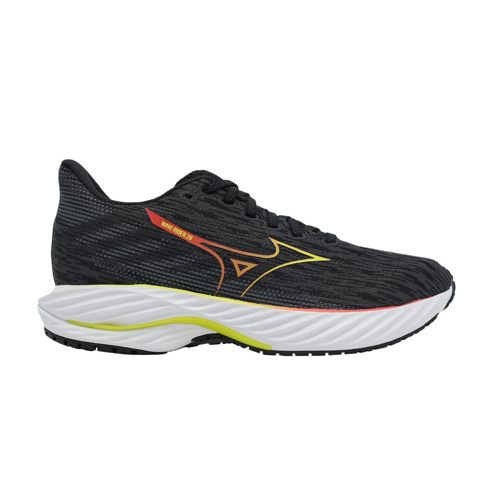 Pre-owned Mizuno Wmns Wave Rider 28 'black Evening Primrose' | Women's Size 8.5