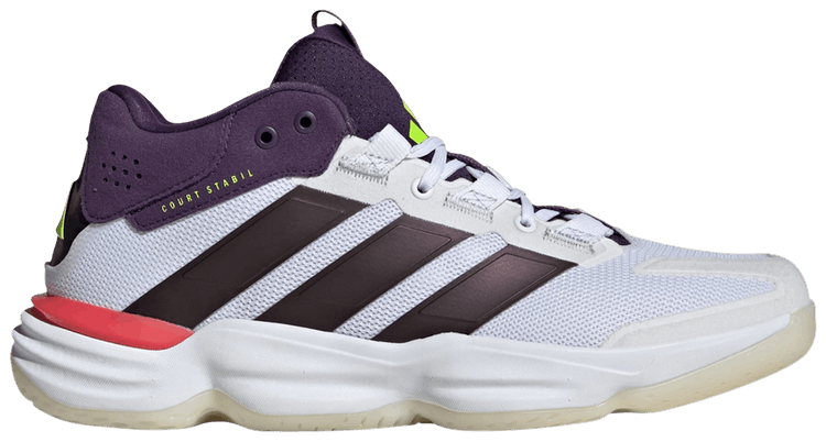 Adidas Court Stabil White Aurora Metallic Plum
