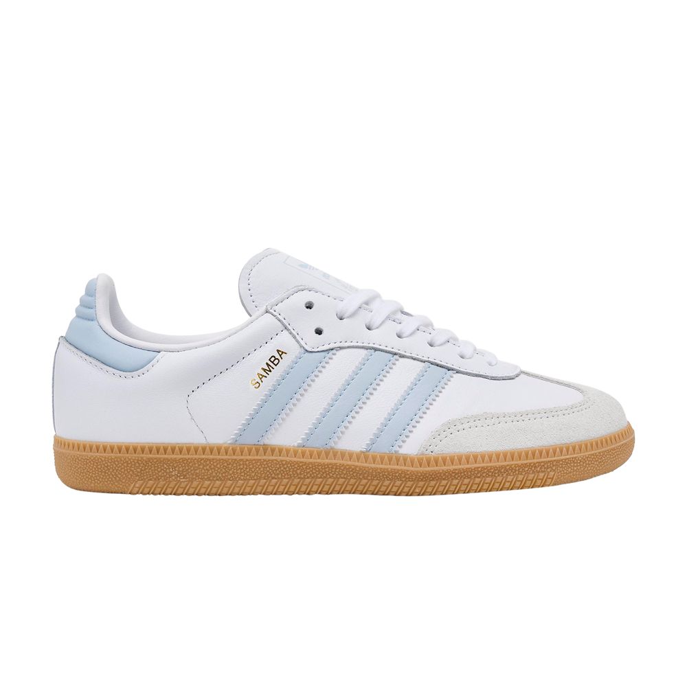 adidas Samba OG J 'White Halo Blue Gum' | Kid's Size 3.5 - JS1752