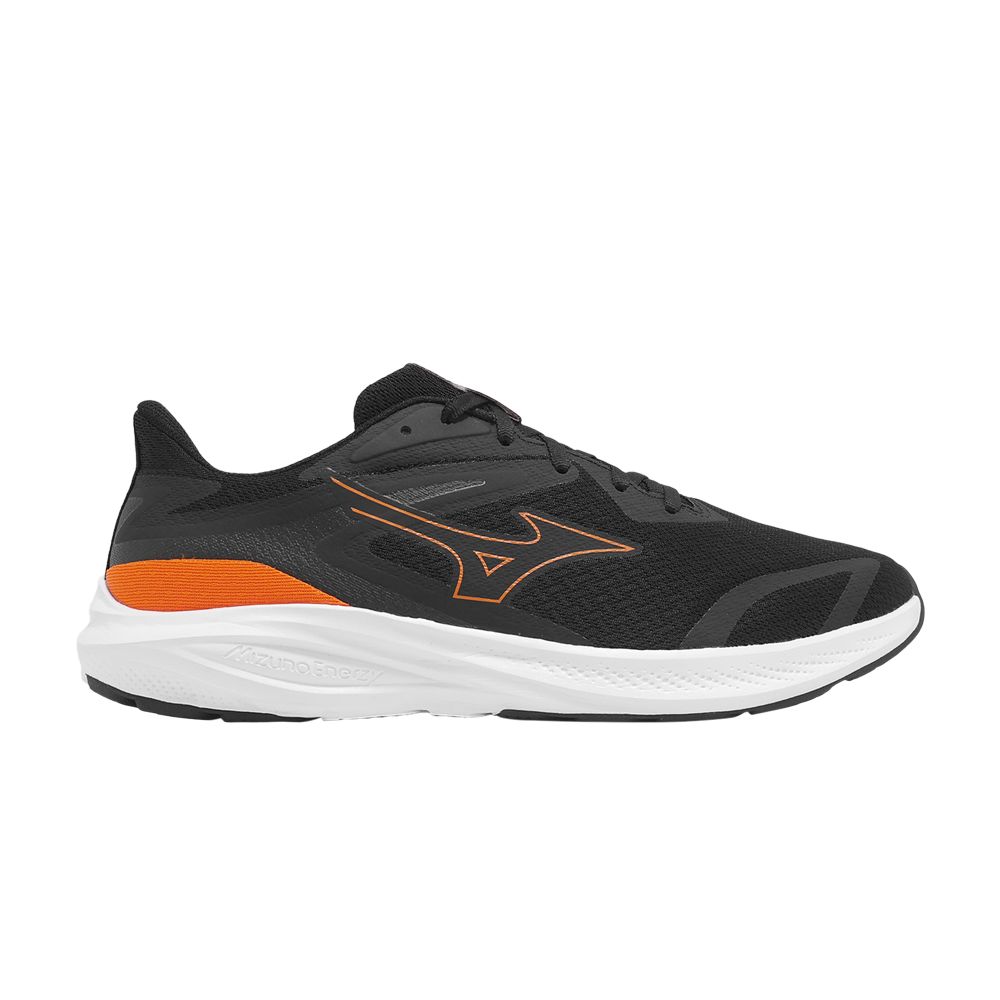 Pre-owned Mizuno Enerzy Runnerz Wide 'black Vibrant Orange' | Blue | Men's Size 8