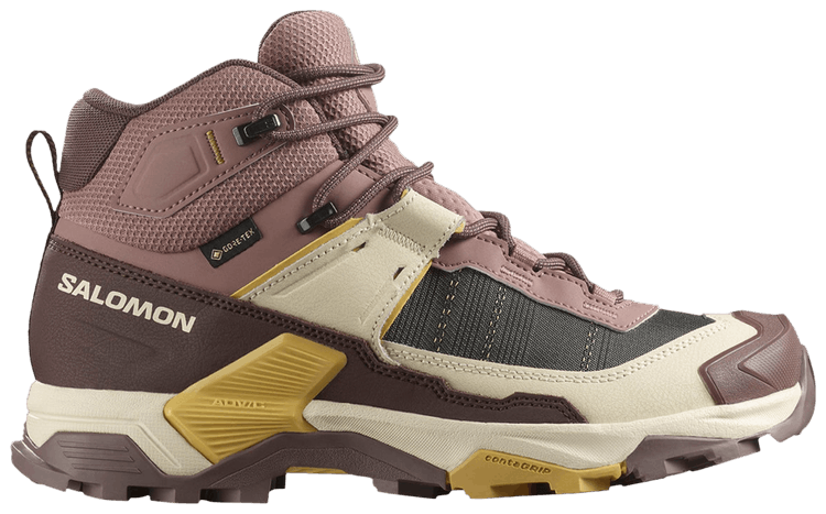 Salomon Wmns X Ultra 5 Mid GORE TEX Burlwood French Roast