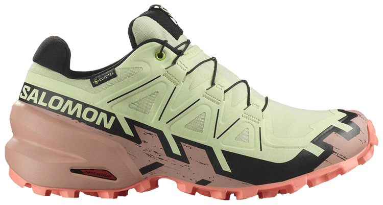 Salomon Wmns Speedcross 6 GORE TEX Lime Cream Mahogany Rose