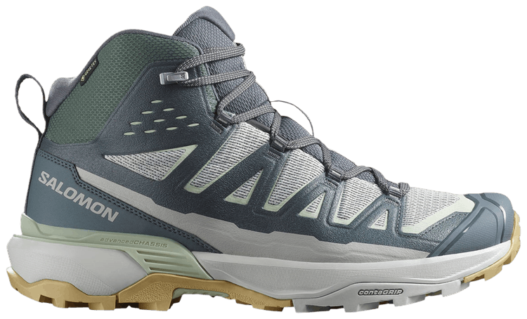 Salomon X Ultra 360 Edge Mid GORE TEX Grey Violet Turbulence