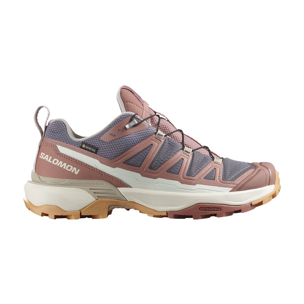 Pre-owned Salomon Wmns X Ultra 360 Edge Gore-tex 'excalibur Burlwood' | Pink | Women's Size 5