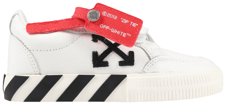 Off White Vulc Sneaker Kids White Black